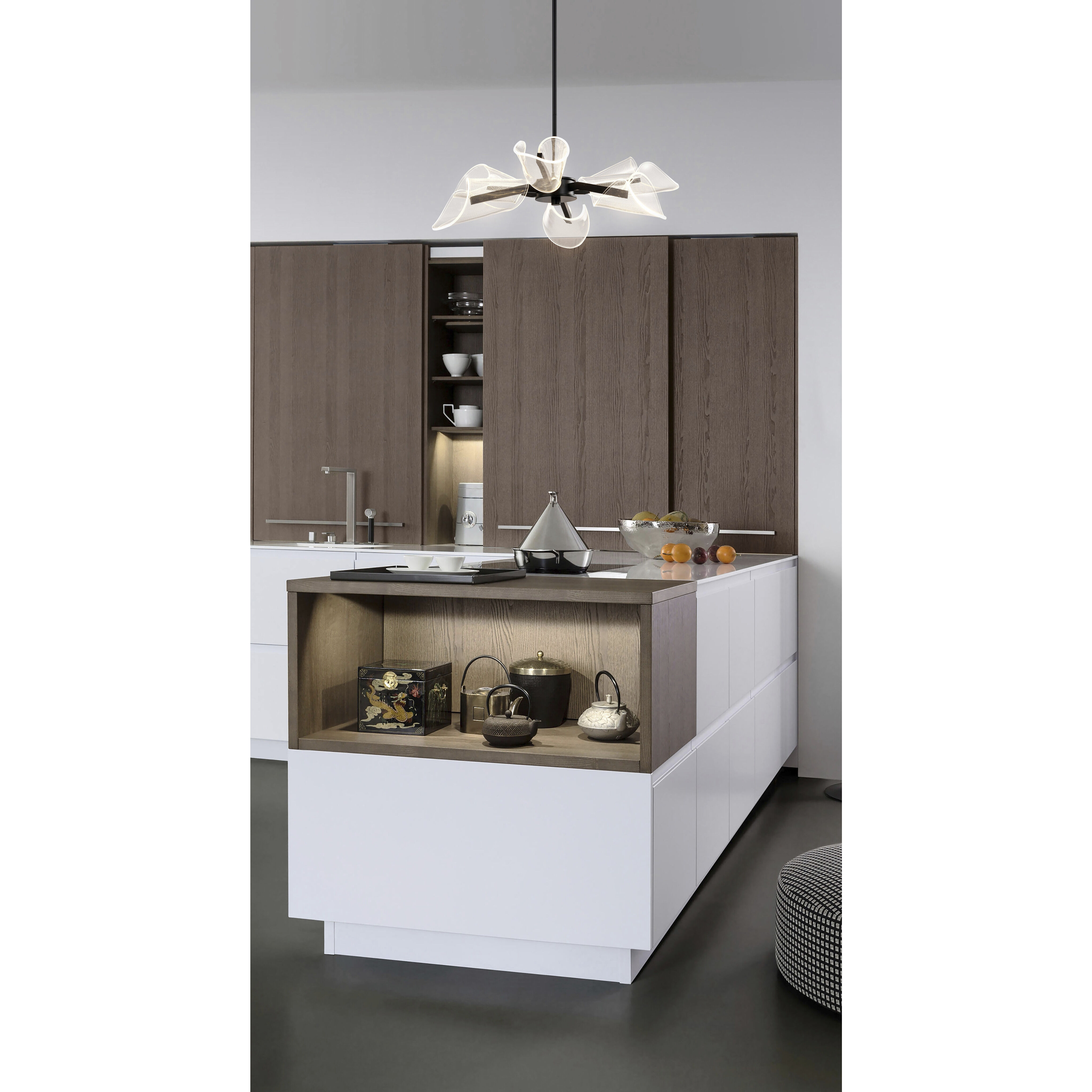 Sedona LED 28 inch Matte Black Chandelier Ceiling Light