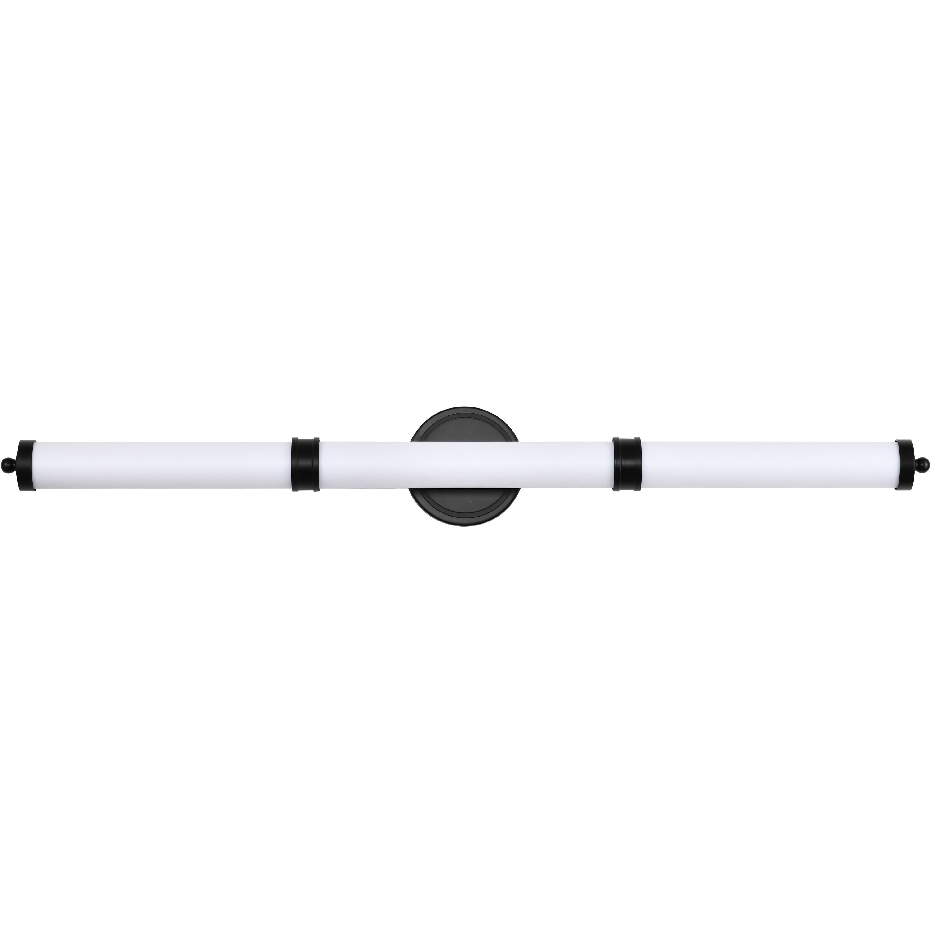 Kagen LED 37.58 inch Matte Black Bath Vanity Light Wall Light