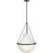 Collins 1 Light 20 inch Black Oxide Chandelier Ceiling Light