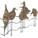 Cameron Natural Woven Seagrass and Silver Metal Wall Art
