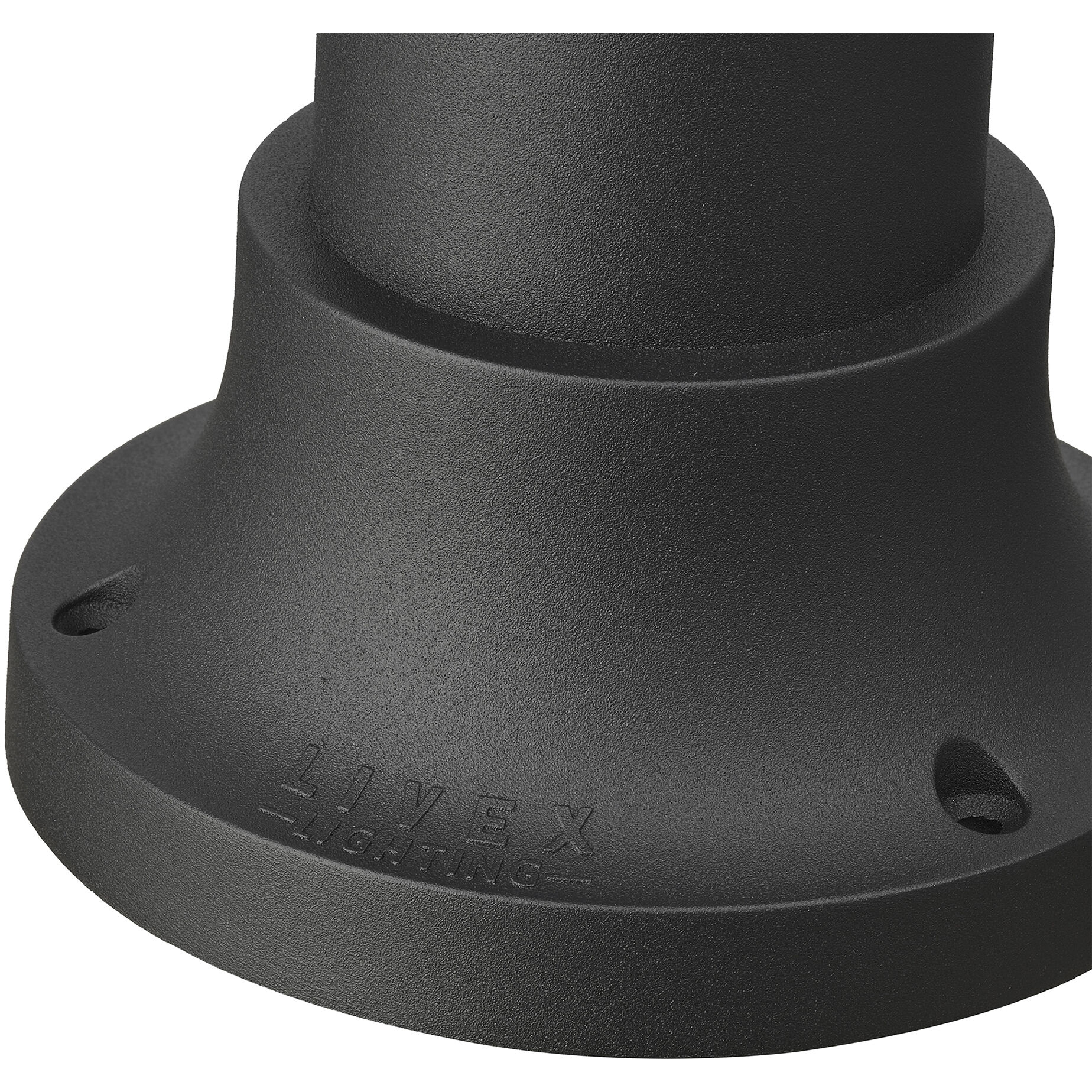 Allison 4.5 inch Textured Black Pier Mount Adapter