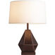 Artifact 22 inch 40 watt Dark Walnut and Espresso Bronze Table Lamp Portable Light
