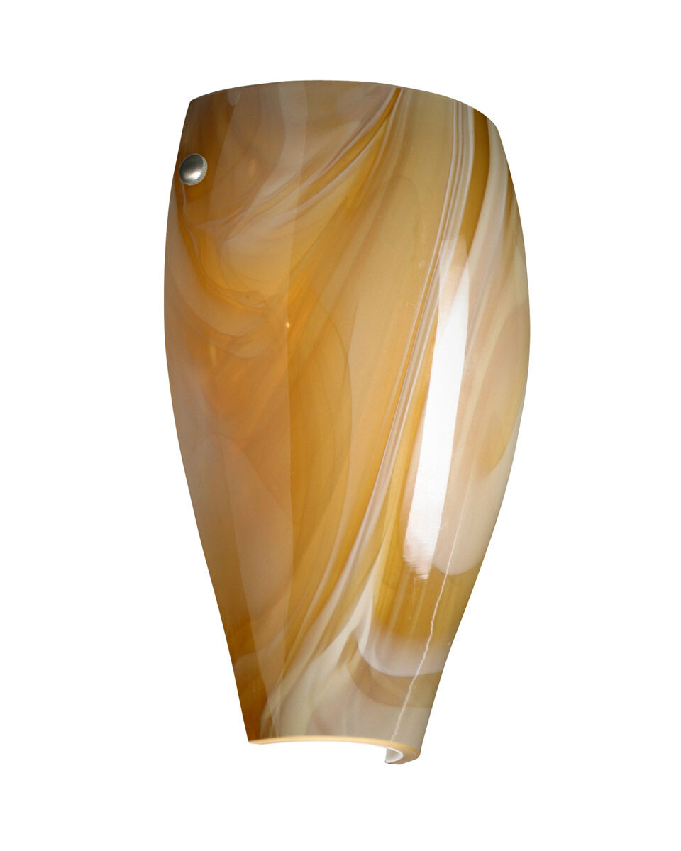 Chelsea LED 7 inch Satin Nickel ADA Wall Sconce Wall Light in Honey Glass