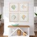 Waterside Collection Turquoise Framed Art