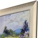Late Summer Field Green and White and Purple and Multi Framed Art