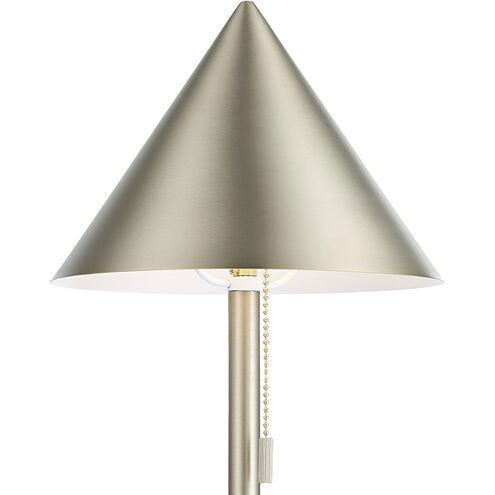 Paros 25 inch 5 watt Champagne Table Lamp Portable Light