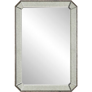 Cortona 38 X 26 inch Mottled Antiqued Silver Vanity Mirror