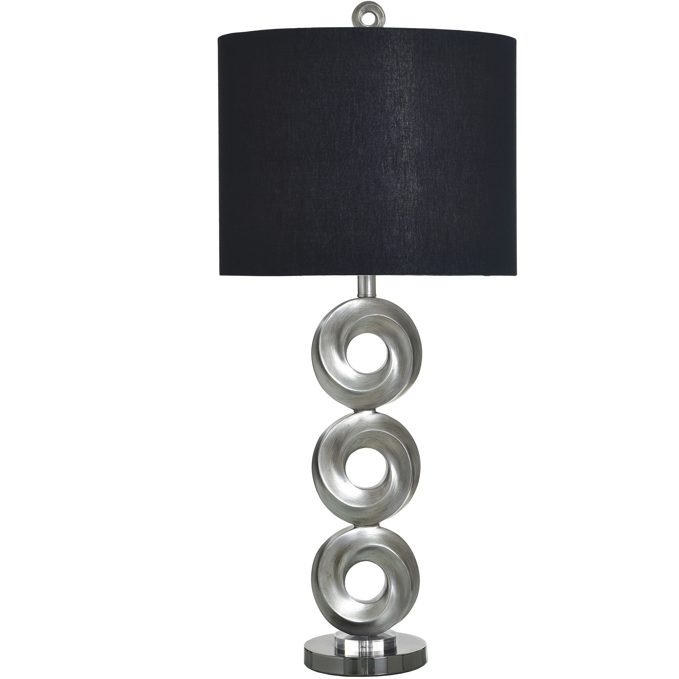 Infinite 35 inch 100 watt Infinite Silver Table Lamp Portable Light