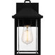 Fletcher 1 Light 11 inch Earth Black Outdoor Wall Lantern