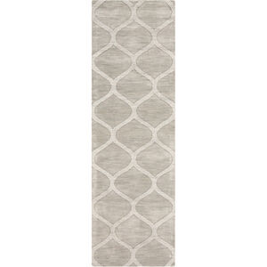 Mystique 96 X 30 inch Medium Gray Rugs, Wool