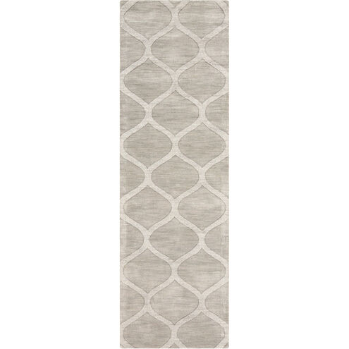 Mystique 96 X 30 inch Medium Gray Rugs, Wool