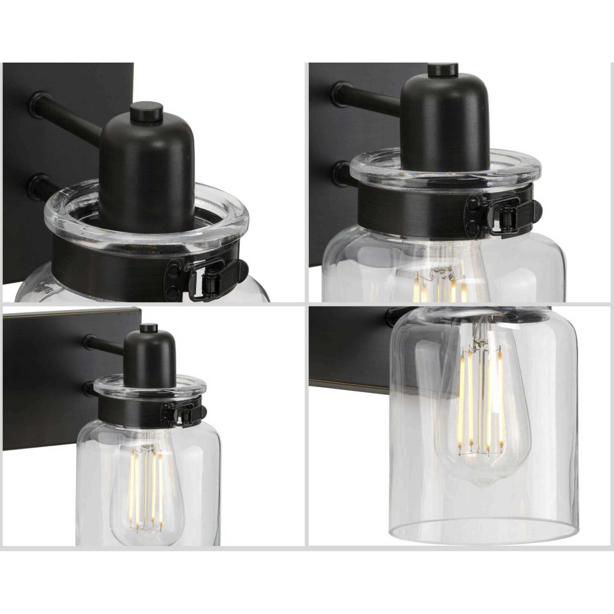 Calhoun 3 Light 22 inch Antique Bronze Bath Vanity Wall Light