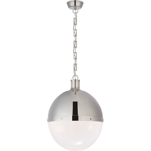 Thomas O'Brien Hicks 2 Light 16 inch Polished Nickel Pendant Ceiling Light, Extra Large