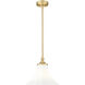 Fleur Pendant Ceiling Light in Modern Gold