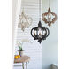 6-Light 6 Light 18 inch Natural Chandelier Ceiling Light