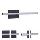 Jubilee 1 Light 19.67 inch Black Wall Lamp Wall Light