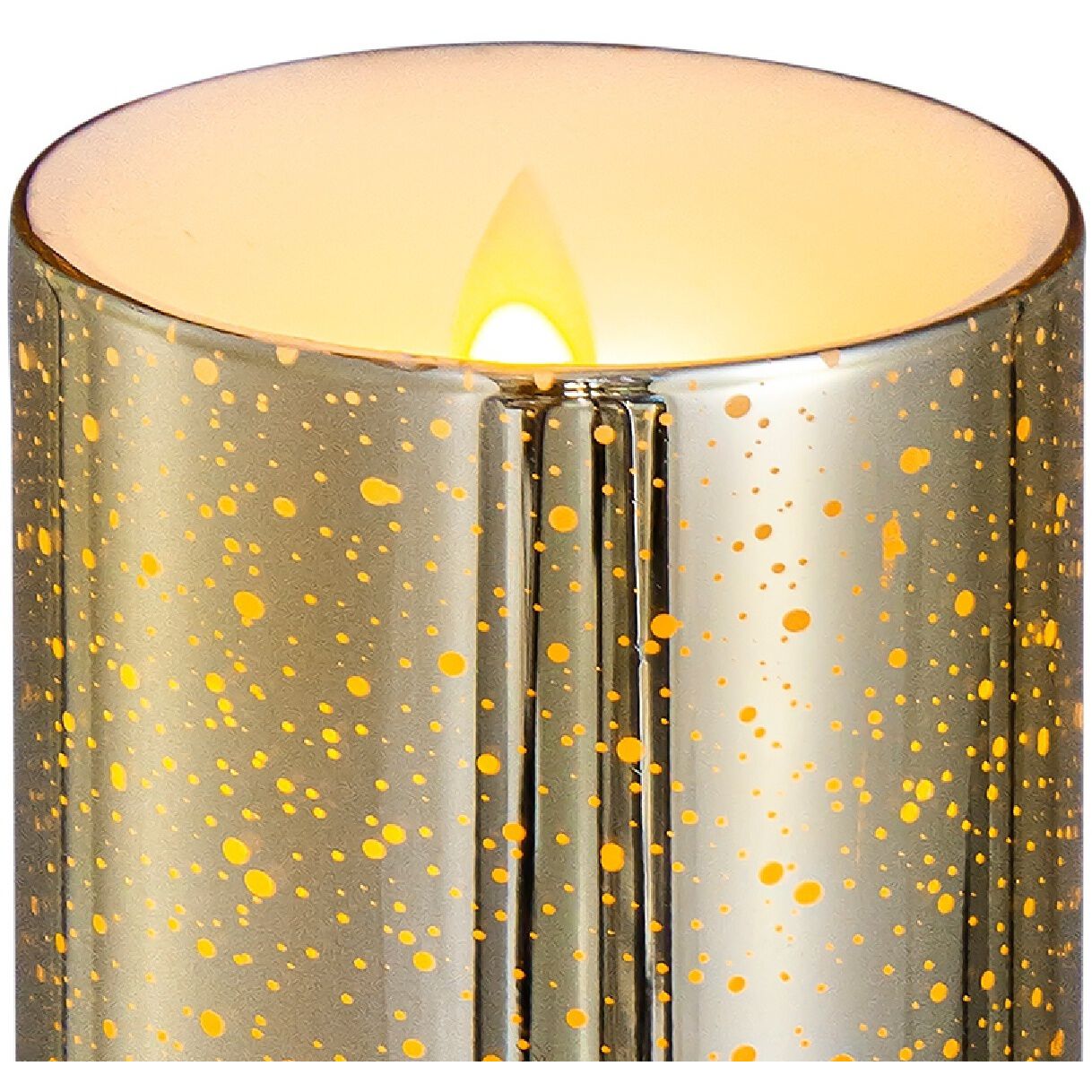 Speckled 5 X 3 inch LED Candle