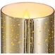 Speckled 5 X 3 inch LED Candle