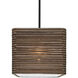 Kirk 12 LED Black Stem Pendant Ceiling Light