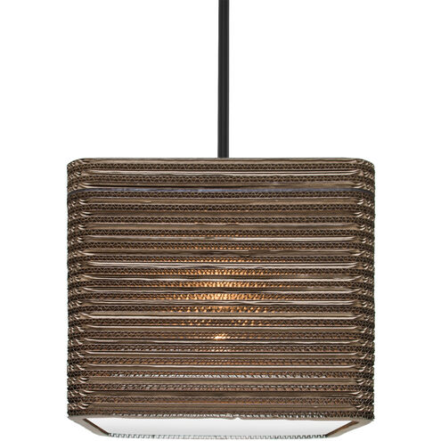 Kirk 12 LED Black Stem Pendant Ceiling Light