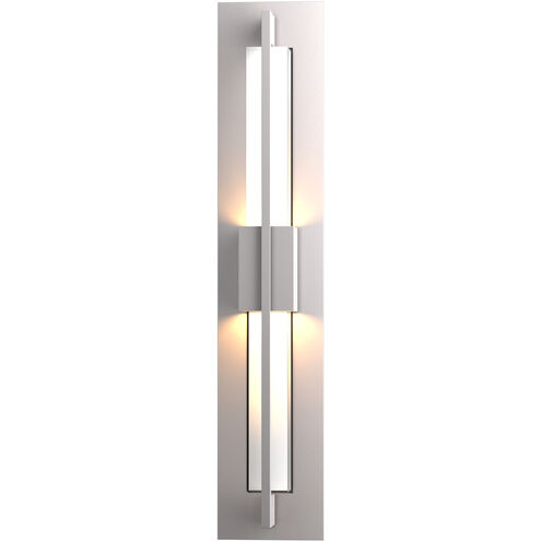Hubbardton Forge Double Axis LED 23.5 inch Coastal Burnished Steel Outdoor Sconce, Small 306415-1009 - Open Box