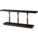 Theodore Alexander 80 X 14 inch Espresso Console Table 