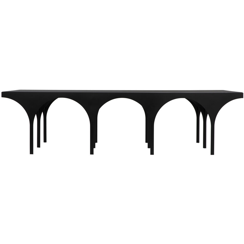Akashi 68 X 30 inch Matte Black Coffee Table