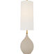 Thomas O'Brien Loren 31.25 inch 60 watt Natural Shell Table Lamp Portable Light, Large