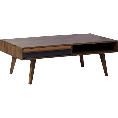 Bliss 45 X 24 inch Brown Coffee Table