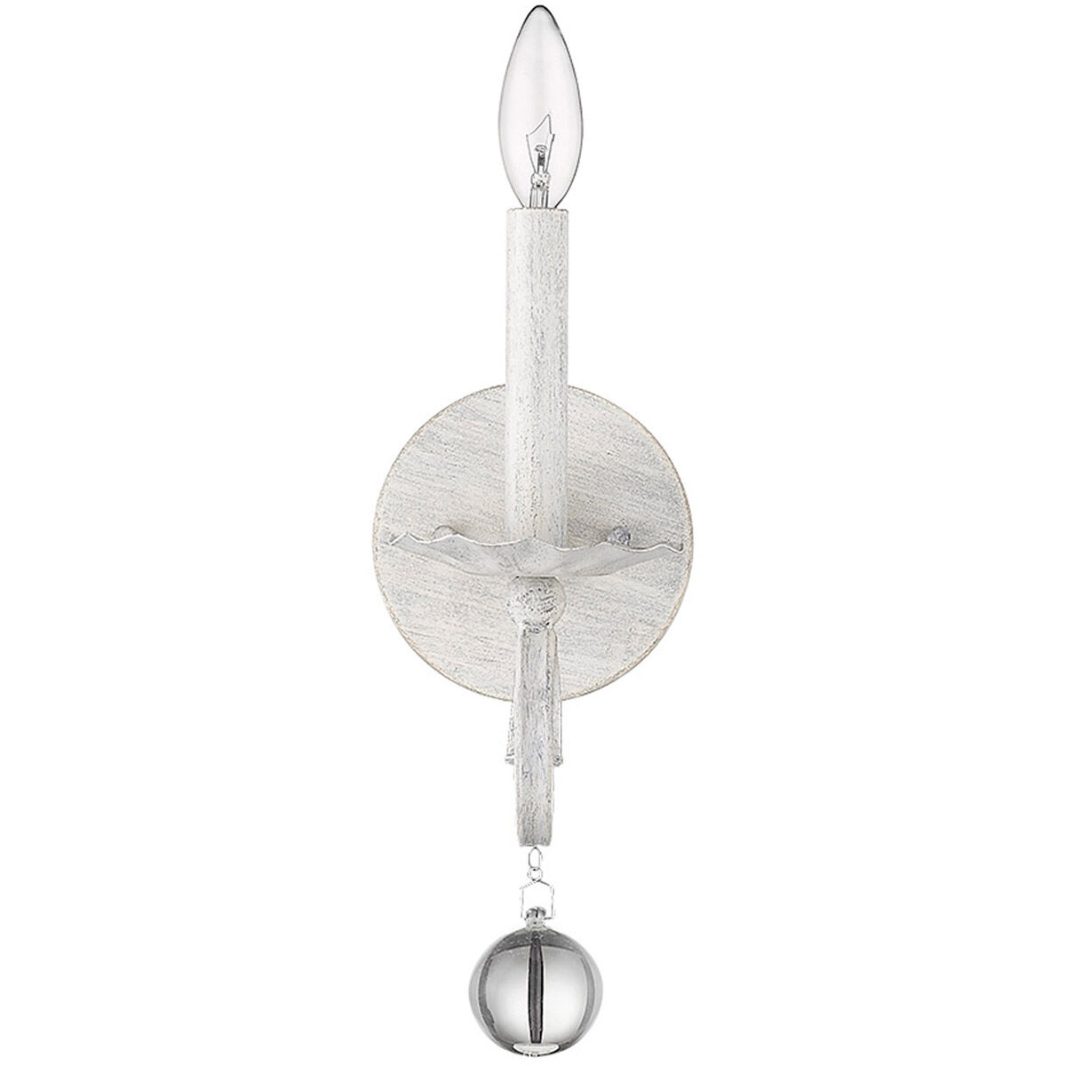 Callie 1 Light 5 inch Country White Sconce Wall Light