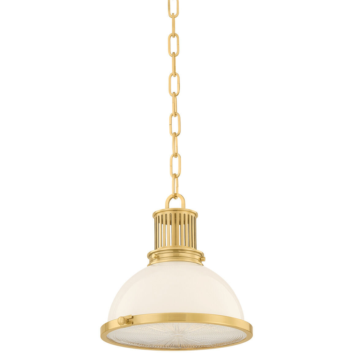 Pinesbridge 1 Light 10.5 inch Aged Brass Pendant Ceiling Light
