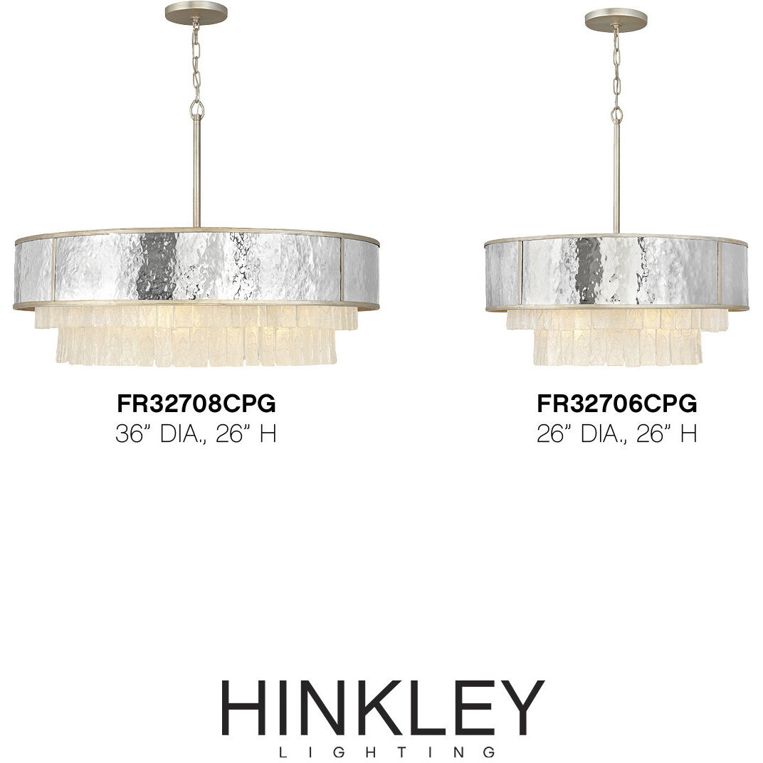 Reverie LED 36 inch Champagne Gold Chandelier Ceiling Light