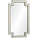 Raton 40 X 24 inch Antique Champagne Silver Wall Mirror, Medium Rectangular