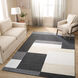 Kali 90 X 63 inch Black/White/Grey Rug in 5 x 7