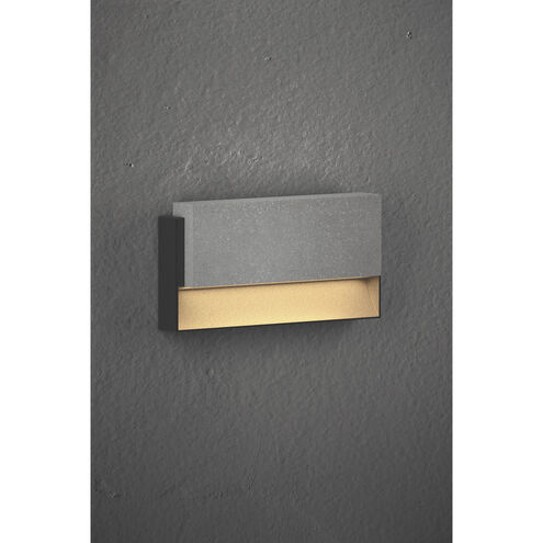 Piazza 277 9.00 watt Anthracite with Concrete Outdoor Step Light 