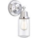 Aditi Dover 1 Light 4.5 inch Polished Chrome Sconce Wall Light, Aditi