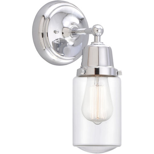 Aditi Dover 1 Light 4.5 inch Polished Chrome Sconce Wall Light, Aditi