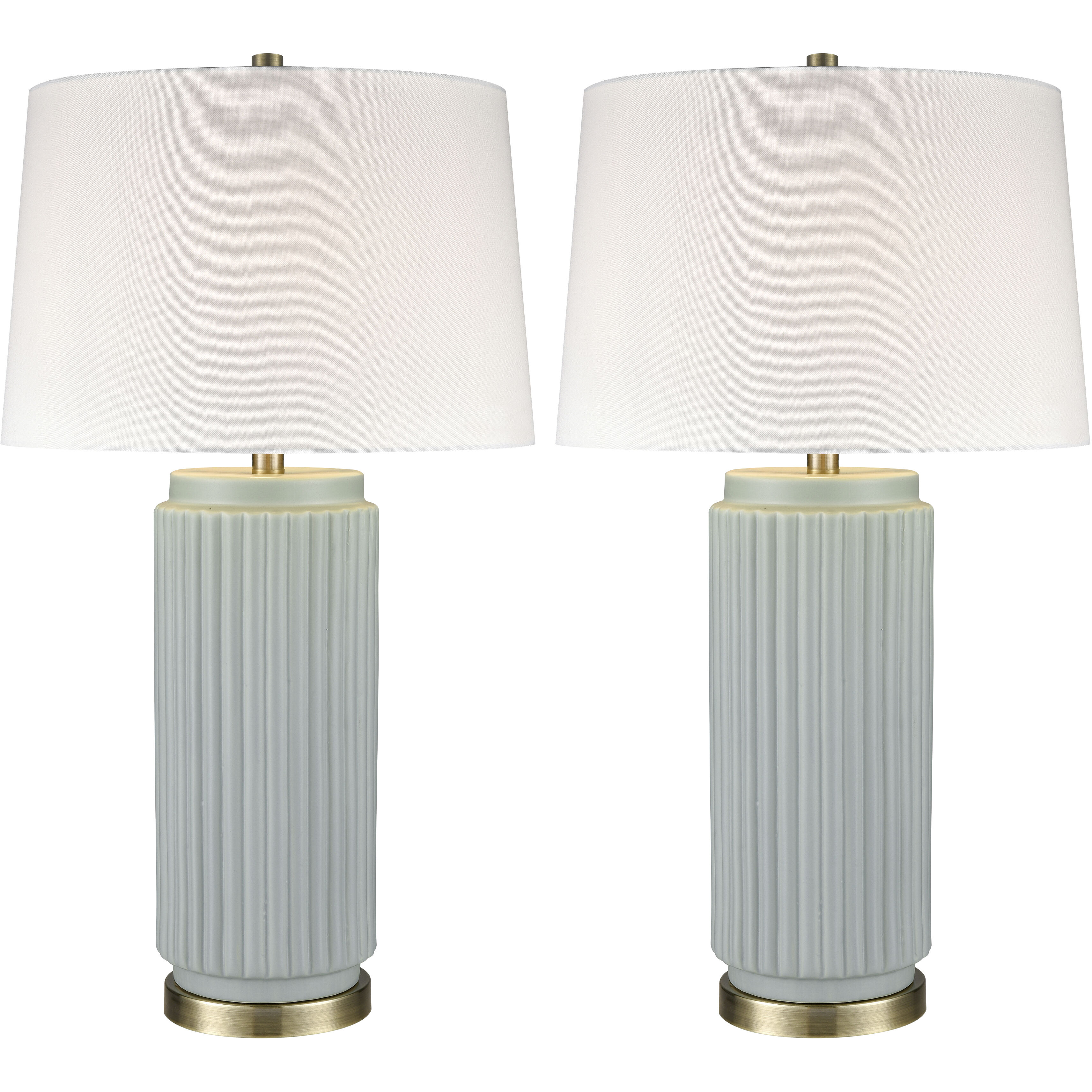 Knox 30 inch 150 watt Light Blue Table Lamp Portable Light