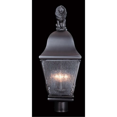 Coeur De Lion 3 Light 9.50 inch Post Light & Accessory