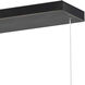 Vanish LED 36 inch Gunmetal Linear Pendant Ceiling Light