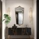 Antioch 52 X 24 inch Brass Mirror