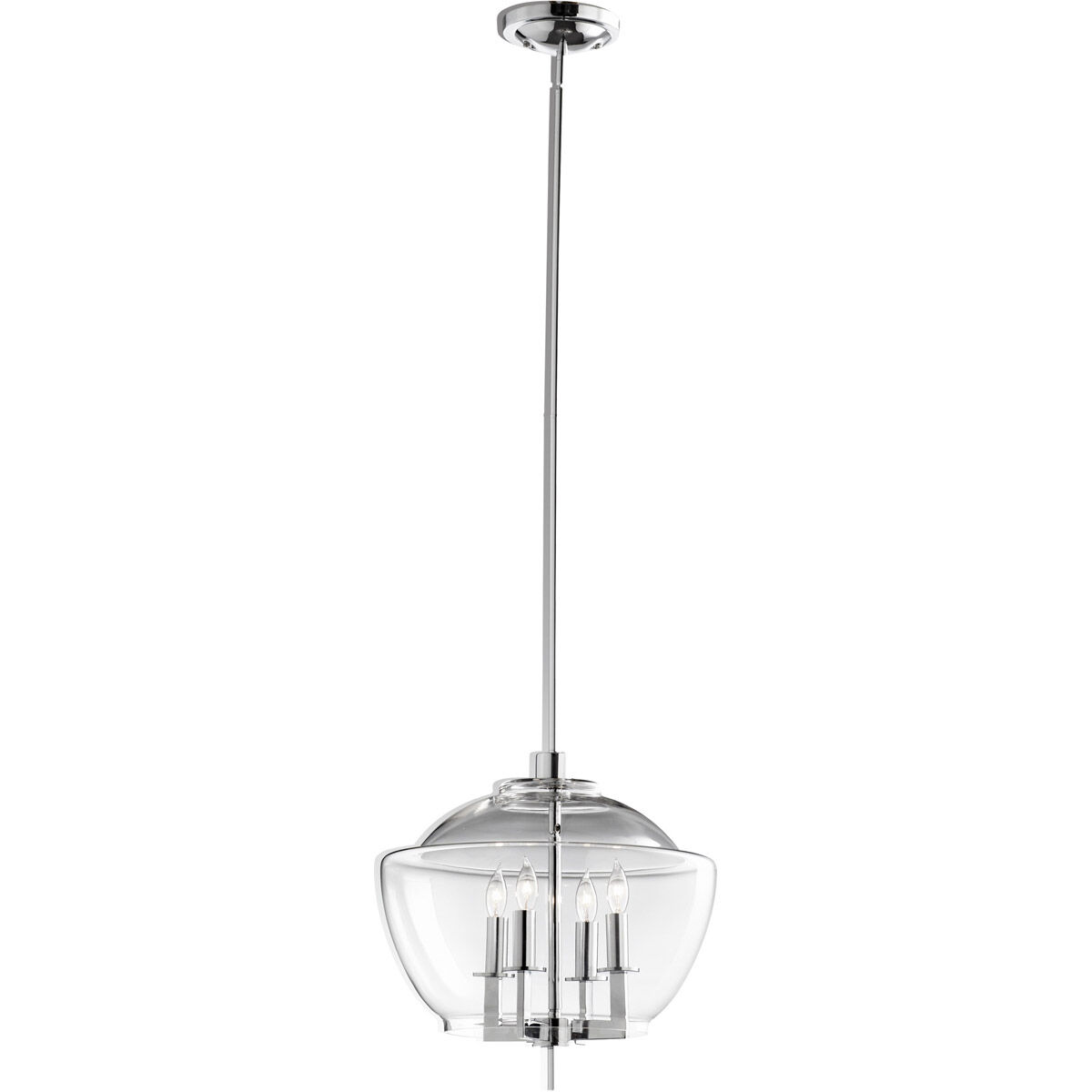Empoli 4 Light 16 inch Chrome Pendant Ceiling Light