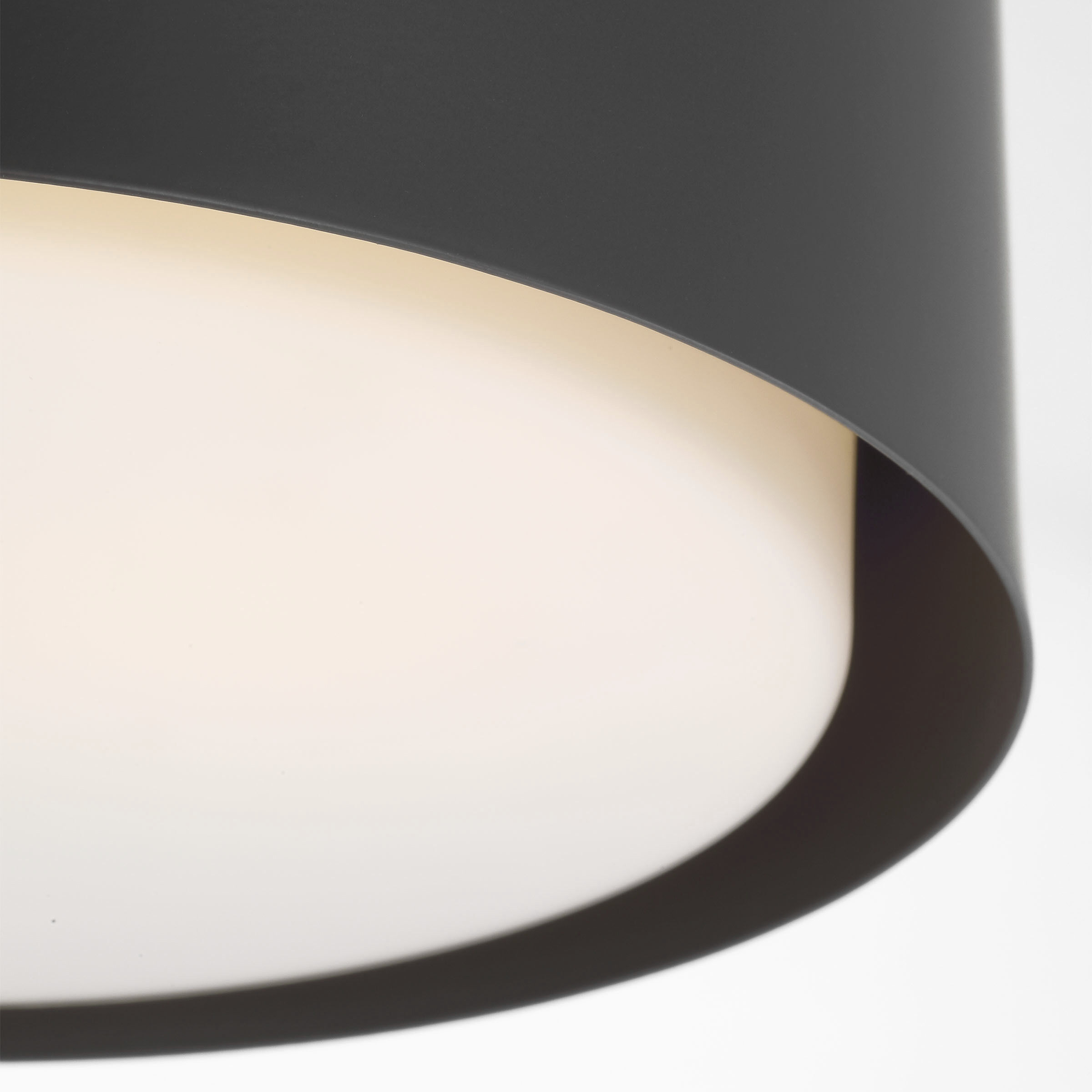 Drew & Jonathan Dartmore 1 Light 10 inch Midnight Black Flush Mount Ceiling Light, Small