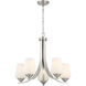 Shyloh 5 Light 23.38 inch Brushed Nickel Chandelier Ceiling Light