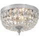 Westbury 2 Light 8 inch Polished Chrome Flush Ceiling Light in Clear Spectra