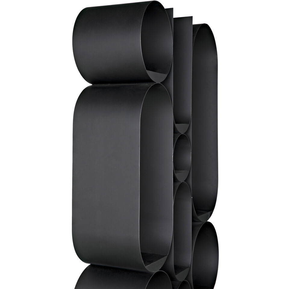 Letty Matte Black Bookcase