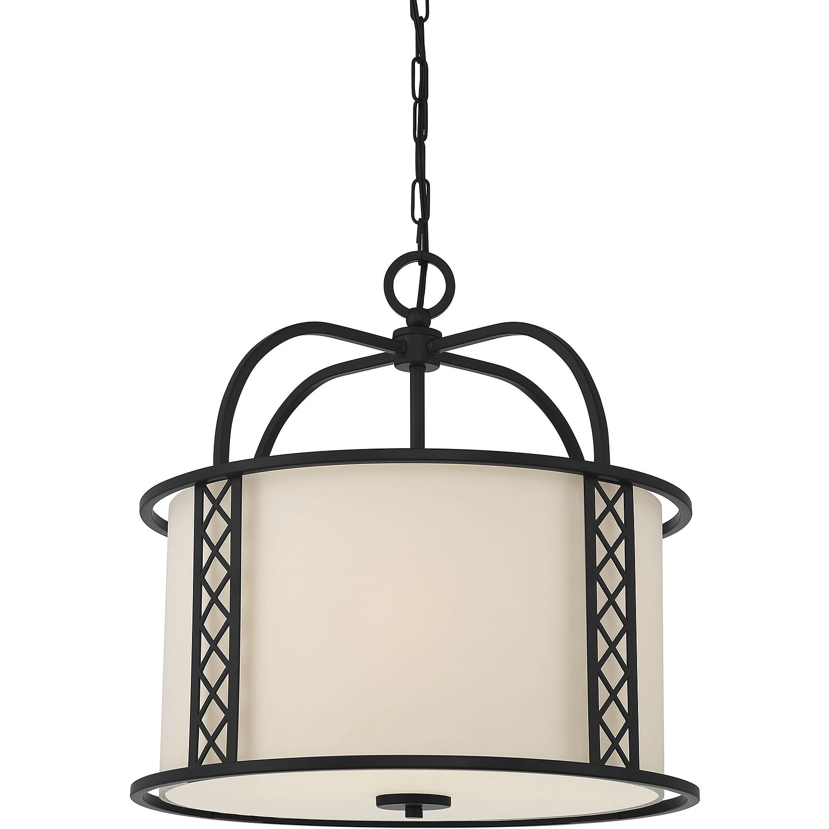 Rockford 3 Light 18 inch Matte Black Pendant Ceiling Light, Essentials