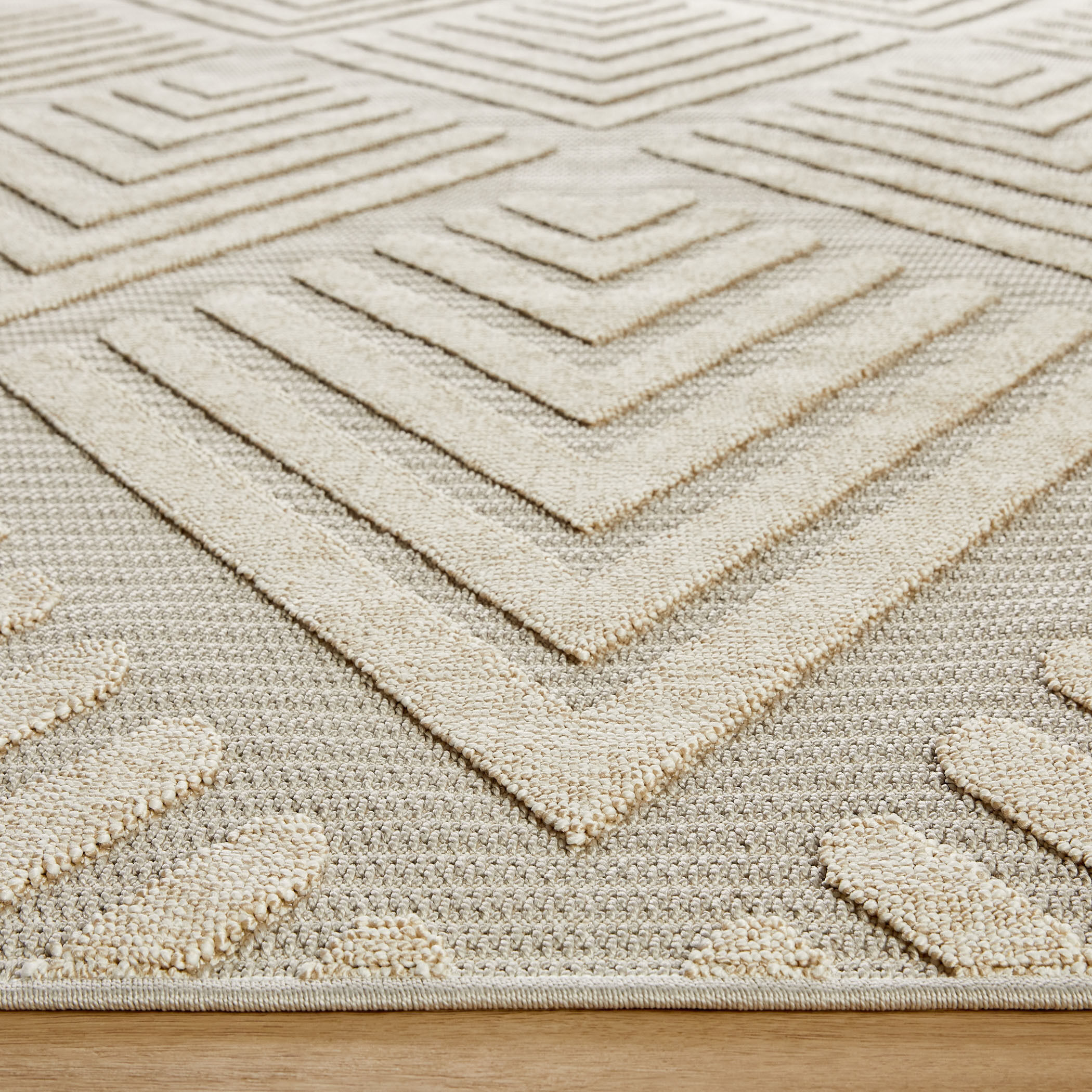 Laid Back Luxe 36 X 24 inch Neutral Rug in 2 x 3