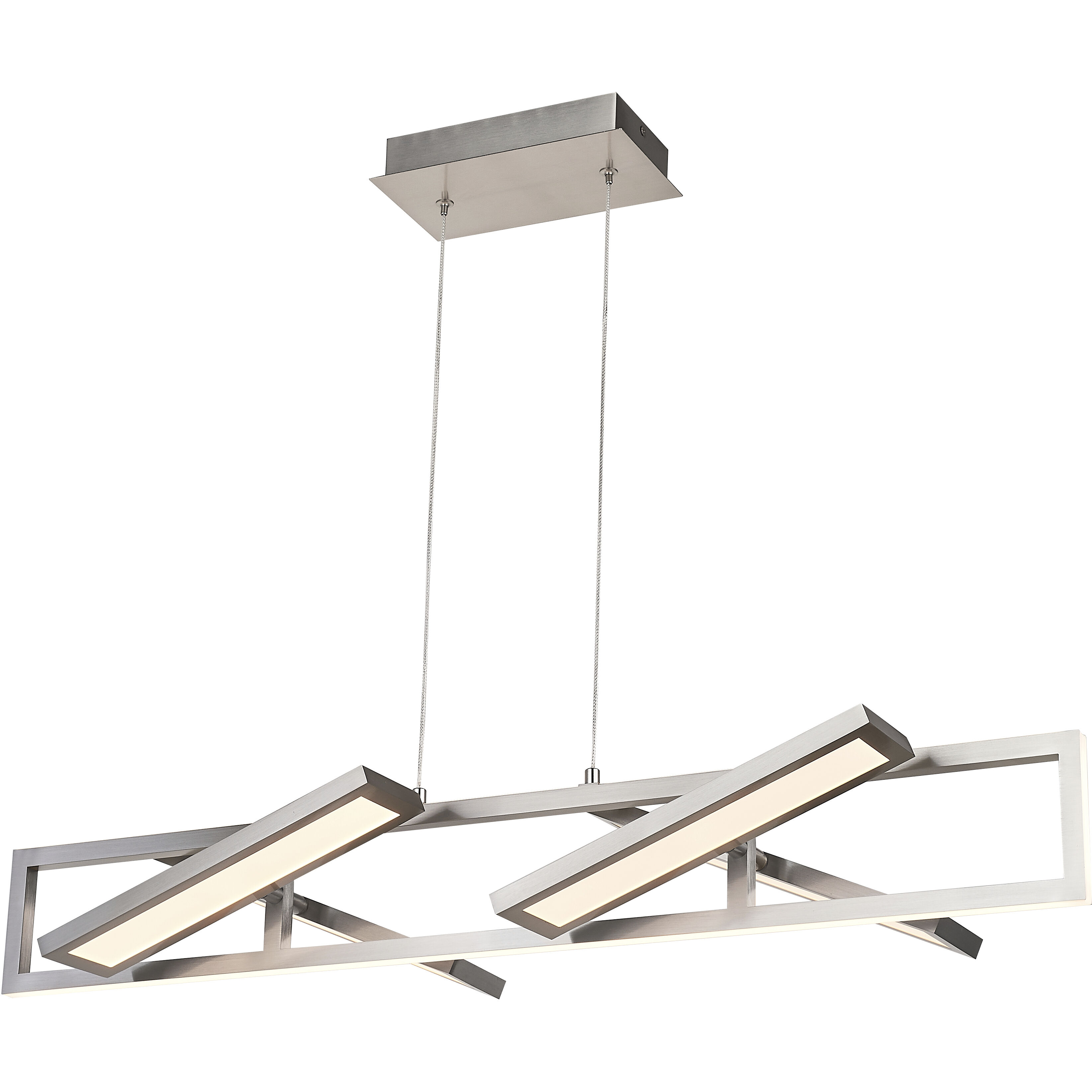 Helix LED 9 inch Brushed Nickel Pendant Ceiling Light