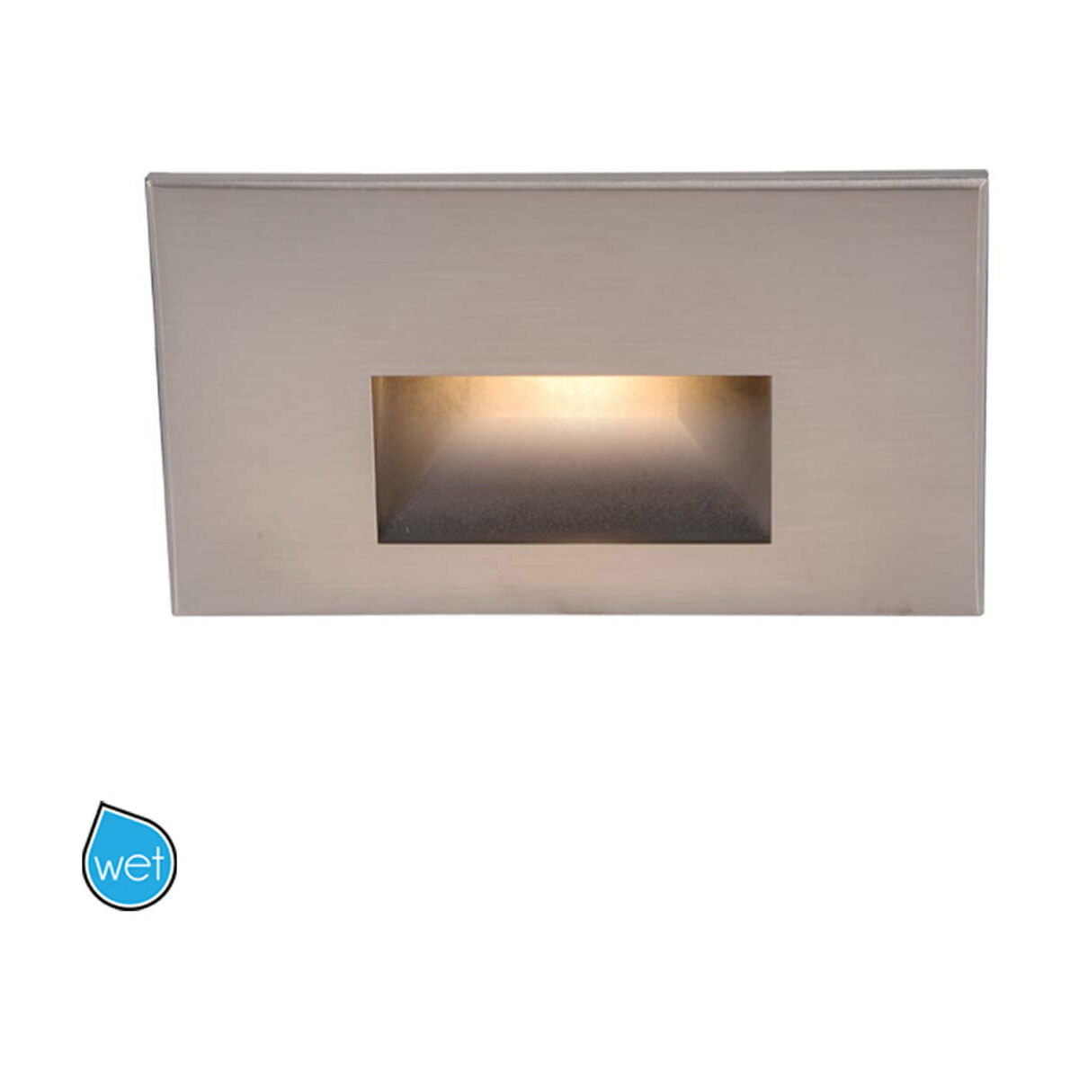 Tyler 120 3.8 watt Brushed Nickel Step and Wall Lighting in Blue, WAC Lighting